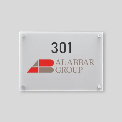 Acrylic Name Plate Dubai — Black Lion Sign Dubai