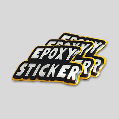 Epoxy Dome Stickers Dubai — Black Lion Sign Dubai
