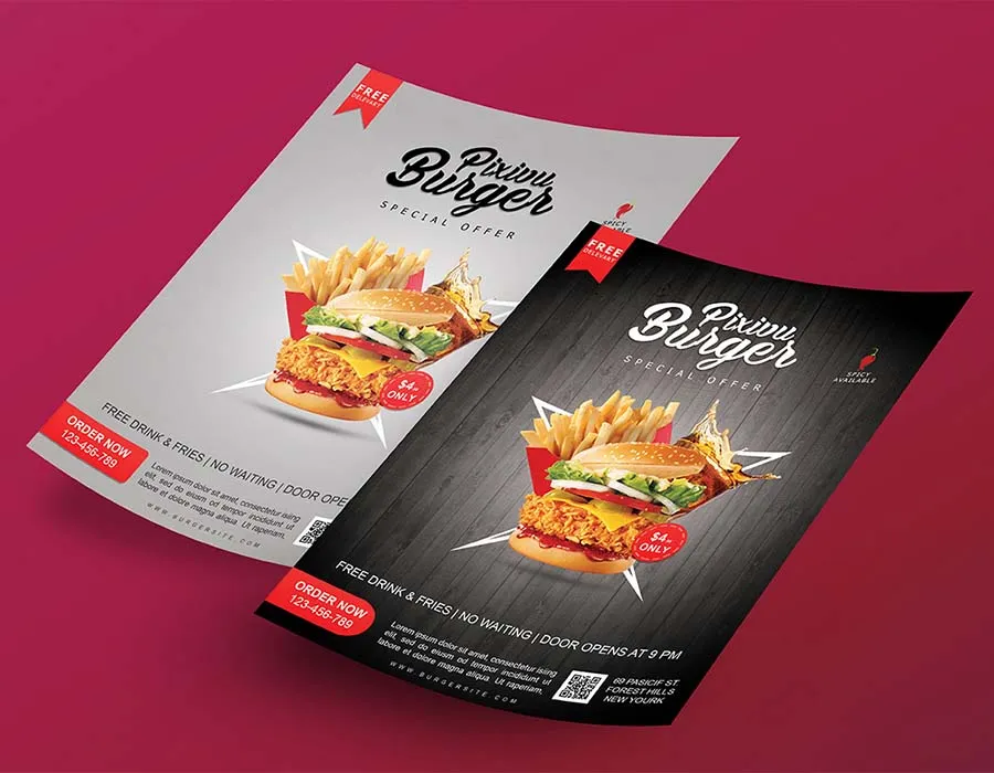 A4 Flyers Dubai — Black Lion Sign Dubai