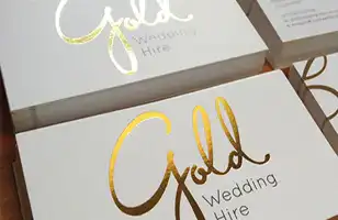 Gold Foil Business Cards Dubai — Black Lion Sign Dubai