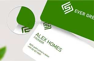 Die-Cut Business Cards Dubai — Black Lion Sign Dubai