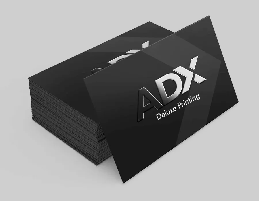 Spot UV Business Cards Dubai — Black Lion Sign Dubai