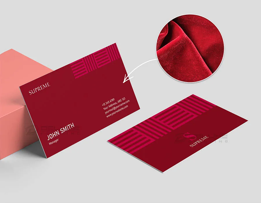 Velvet Business Cards Dubai — Black Lion Sign Dubai